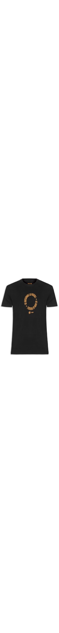 Camiseta Masculina Manga Curta Vintage Asao Circle - Preto