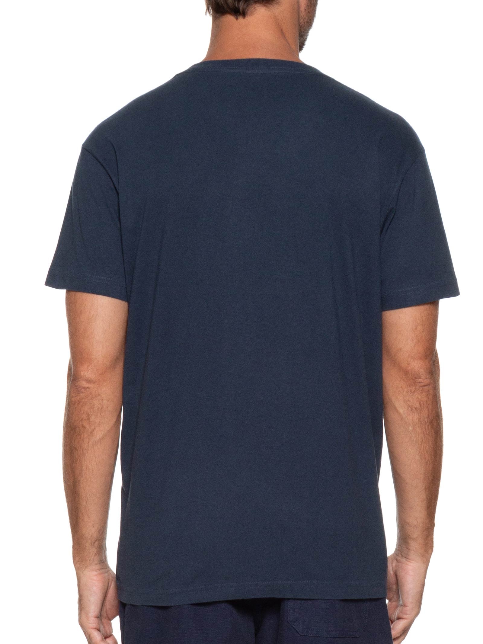 Camiseta Masculina Manga Curta Vintage Brazilian Kitesurfing  Azul Osklen