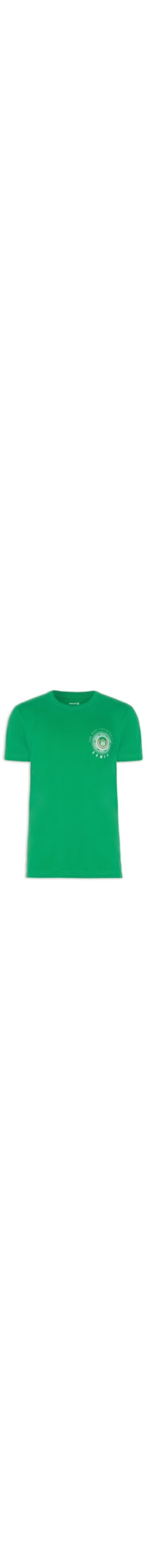 Camiseta Masculina Manga Curta Vintage Carnaval Badge - Verde