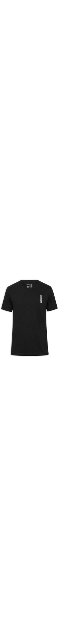 Camiseta Masculina Manga Curta Vintage Corda – Preto
