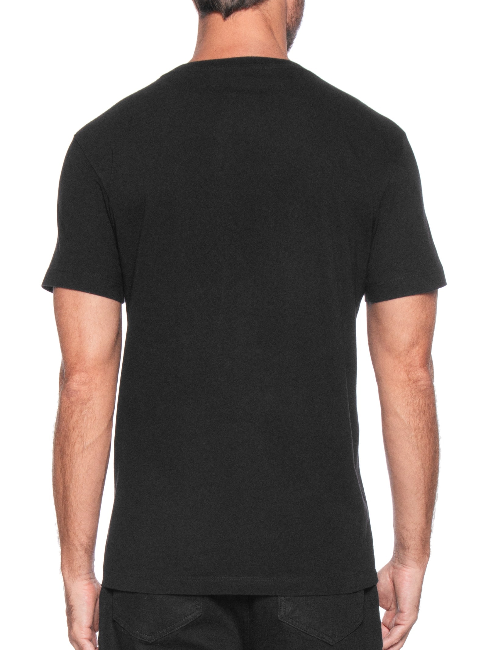 Camiseta Masculina Manga Curta Vintage Cycling Preto Osklen