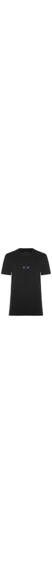 Camiseta Masculina Manga Curta Vintage Inspired - Preto