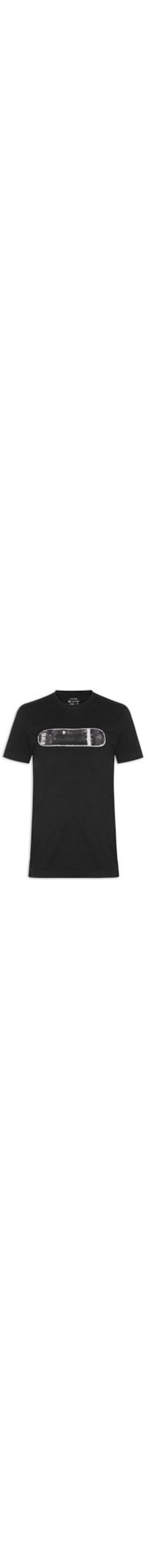 Camiseta Masculina Manga Curta Vintage - Preto