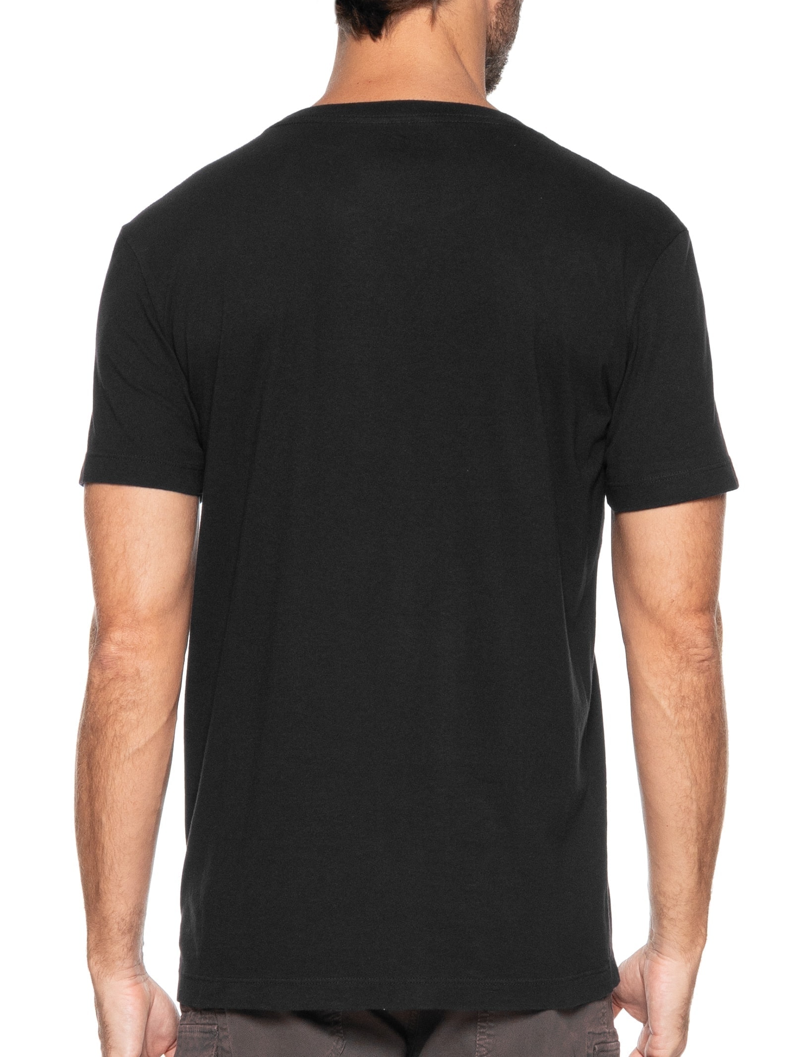 Camiseta Masculina Manga Curta Vintage Rio Tokyo Tall Mc Preto Osklen