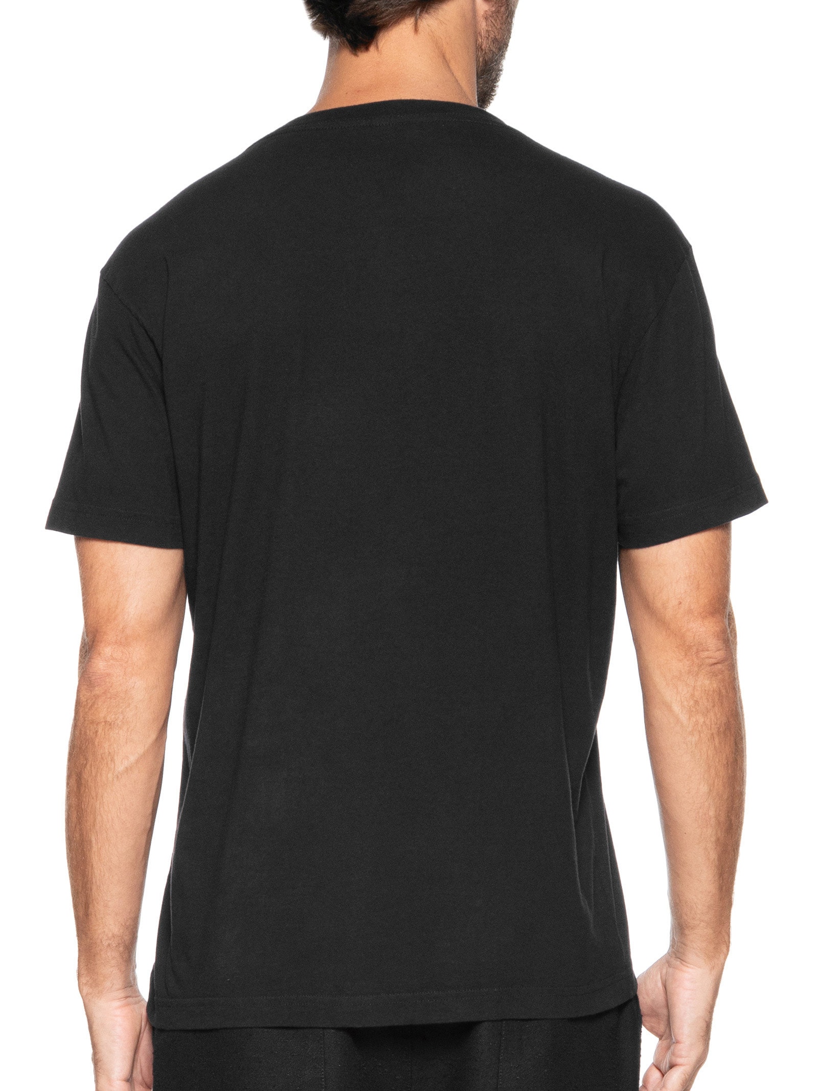 Camiseta Masculina Manga Curta Vintage Sk8 Rose Mc Preto Osklen