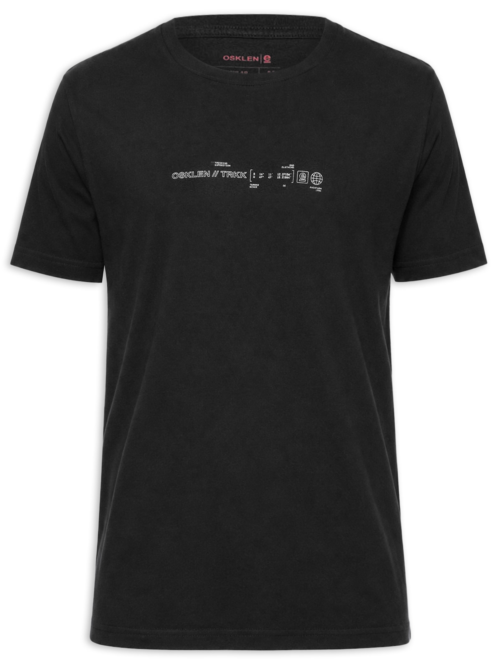 Camiseta Masculina Manga Curta Vintage TRKK Poster – Preto Osklen