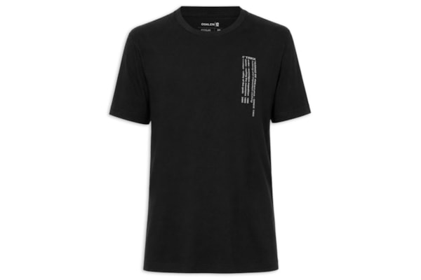 Camiseta Masculina Manga Curta Vintage TRKK – Preto