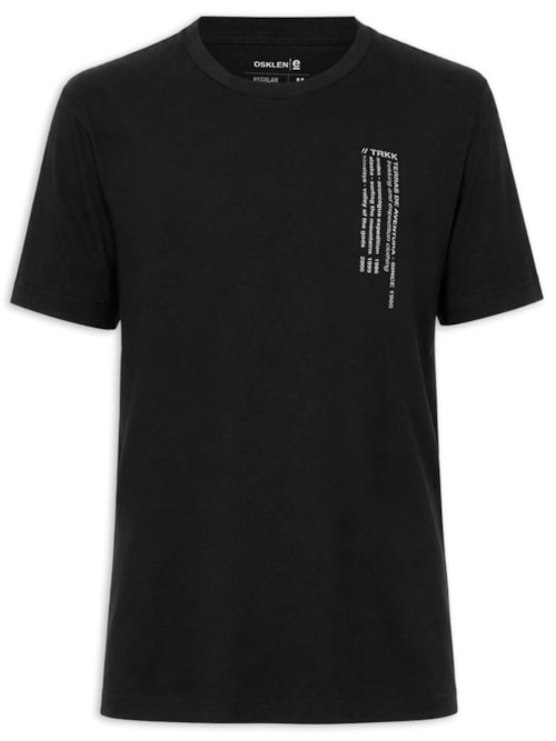 Camiseta Masculina Manga Curta Vintage TRKK – Preto