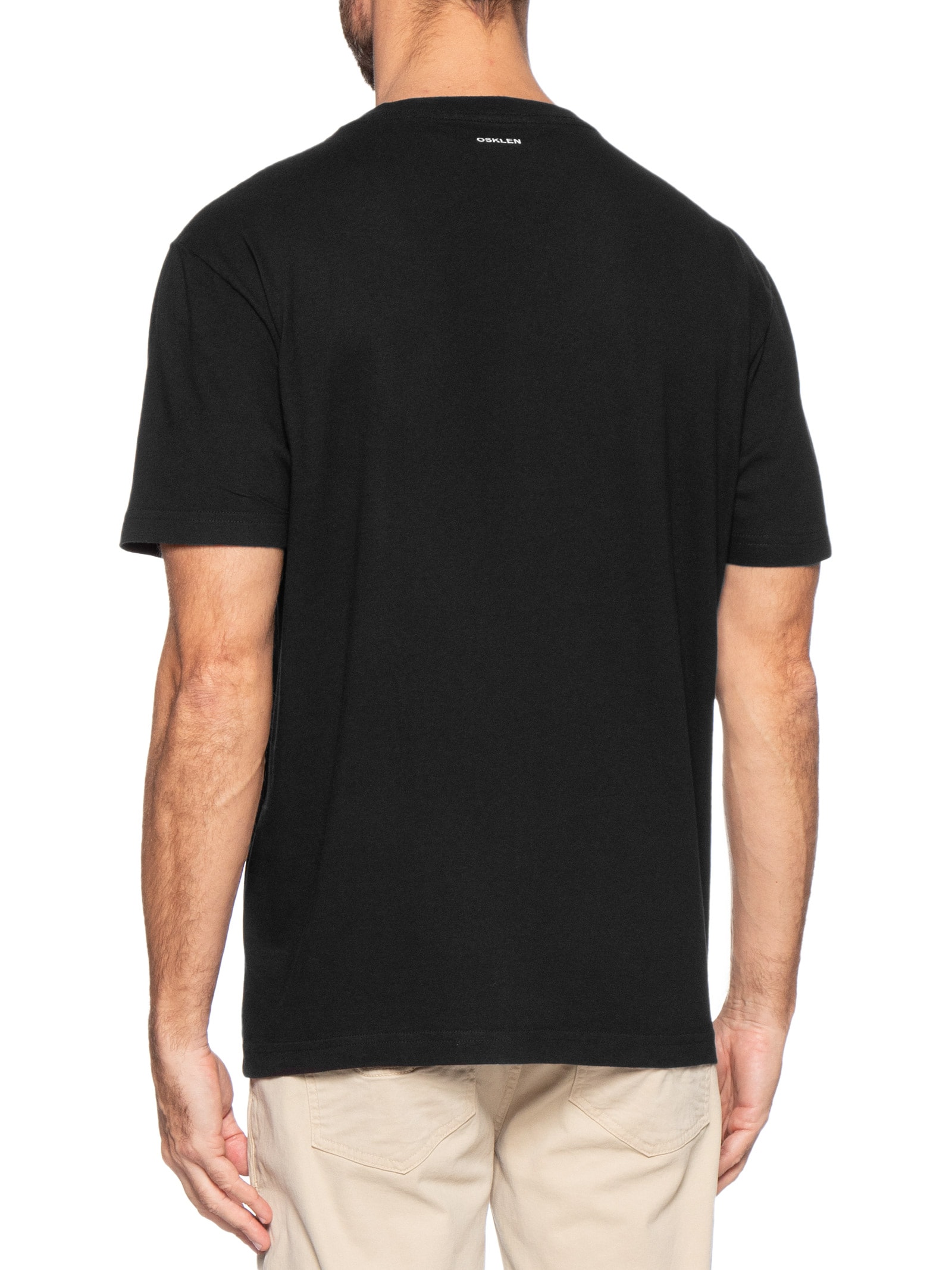 Camiseta Masculina Manga Curta Vintage TRKK – Preto Osklen