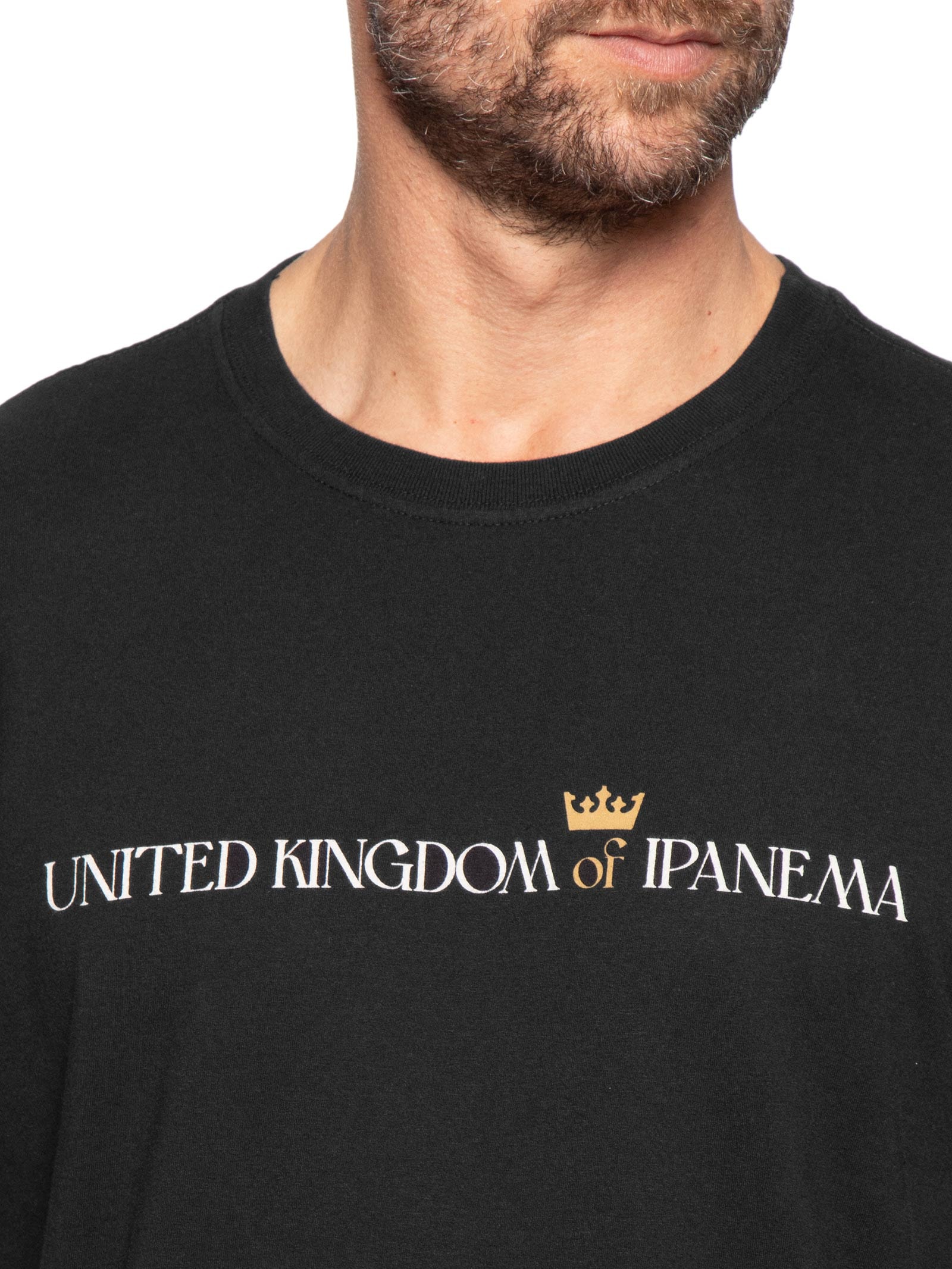 Camiseta Masculina Manga Curta Vintage United Kingdom – Preto Osklen