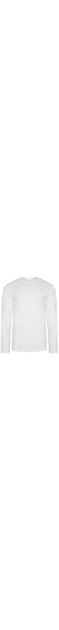 Camiseta Masculina Manga Longa - Branco