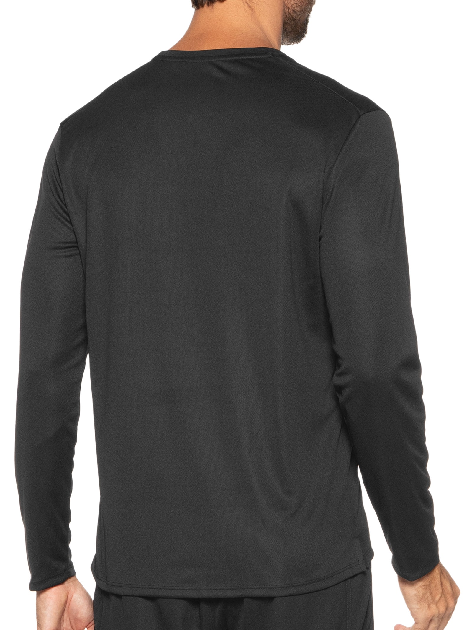 Camiseta Masculina Manga Longa DF UV Miler TO Preto Nike