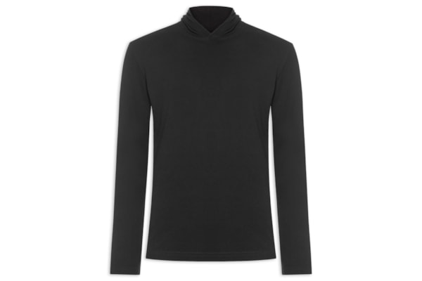 Camiseta Masculina Manga Longa Double Osk Snowboar - Preto