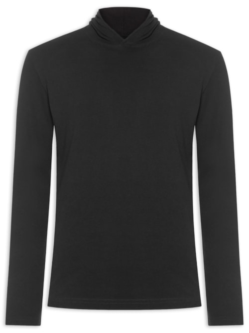 Camiseta Masculina Manga Longa Double Osk Snowboar – Preto