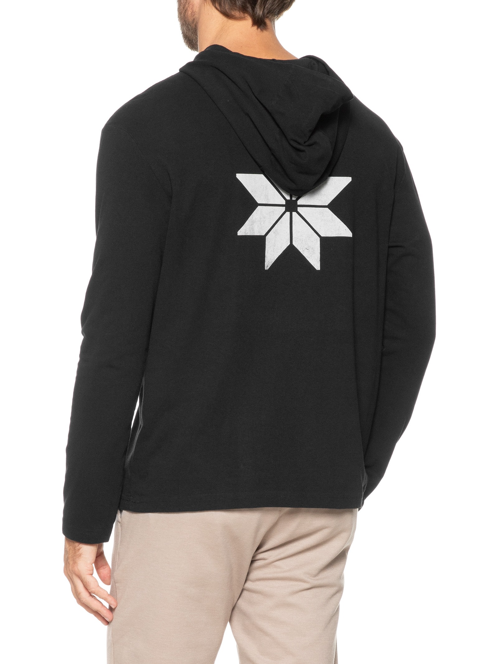 Camiseta Masculina Manga Longa Double Osk Snowboar Preto Osklen