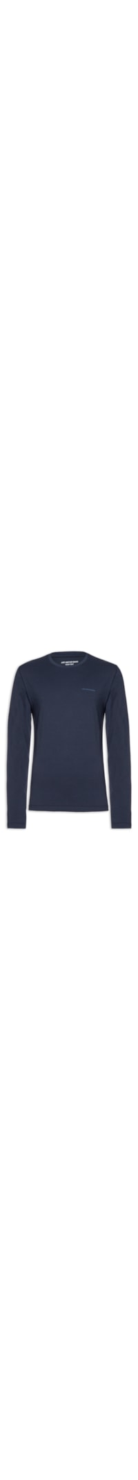 Camiseta Masculina Manga Longa Heavy Knit - Azul