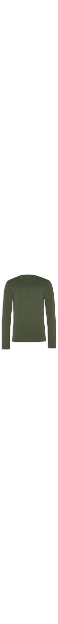 Camiseta Masculina Manga Longa Heavy Knit - Verde