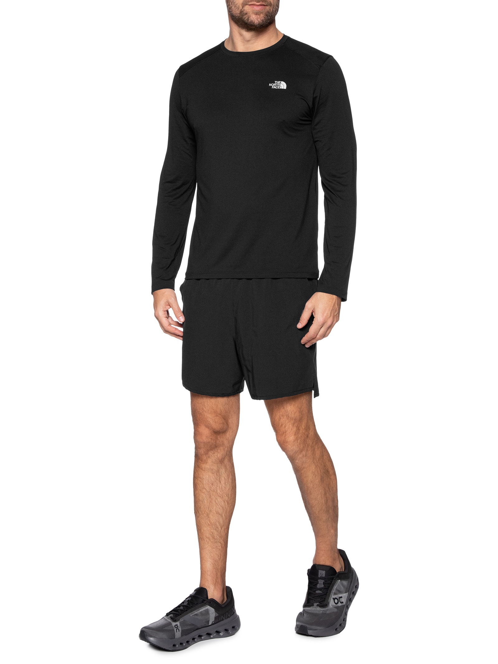 Camiseta Masculina Manga Longa Hyper Tee Preto The North Face