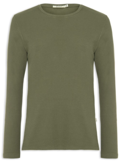 Camiseta Masculina Manga Longa Nagoia – Verde