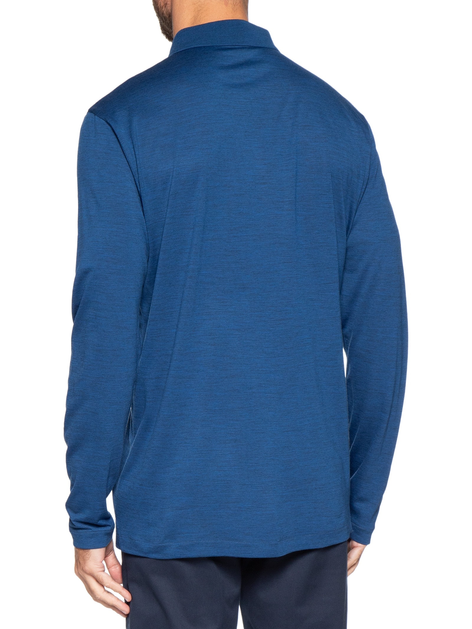 Camiseta Masculina Manga Longa Person Azul Boss