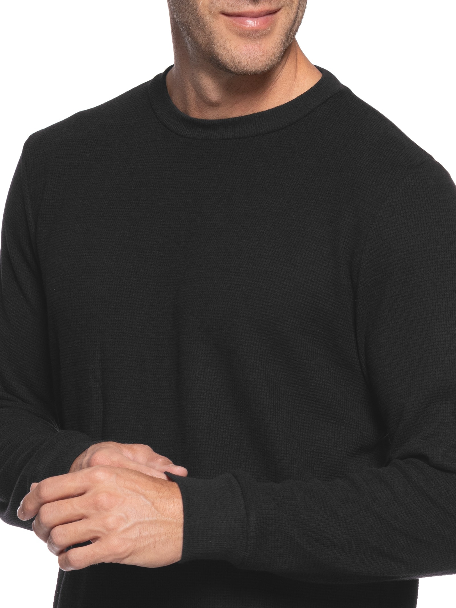 Camiseta Masculina Manga Longa Regular Preto Hering