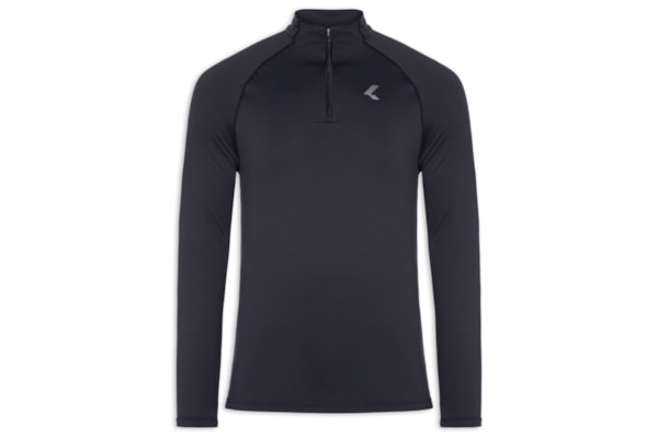 Camiseta Masculina Manga Longa Run Slim Men - Cinza