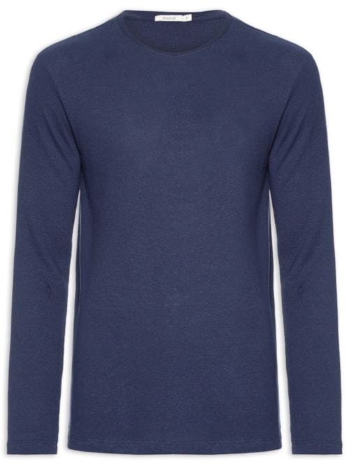 Camiseta Masculina Manga Longa Rustic Caicos Manga Longa II – Azul