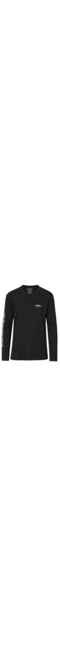 Camiseta Masculina Manga Longa Skateboarding SK8 – Preto