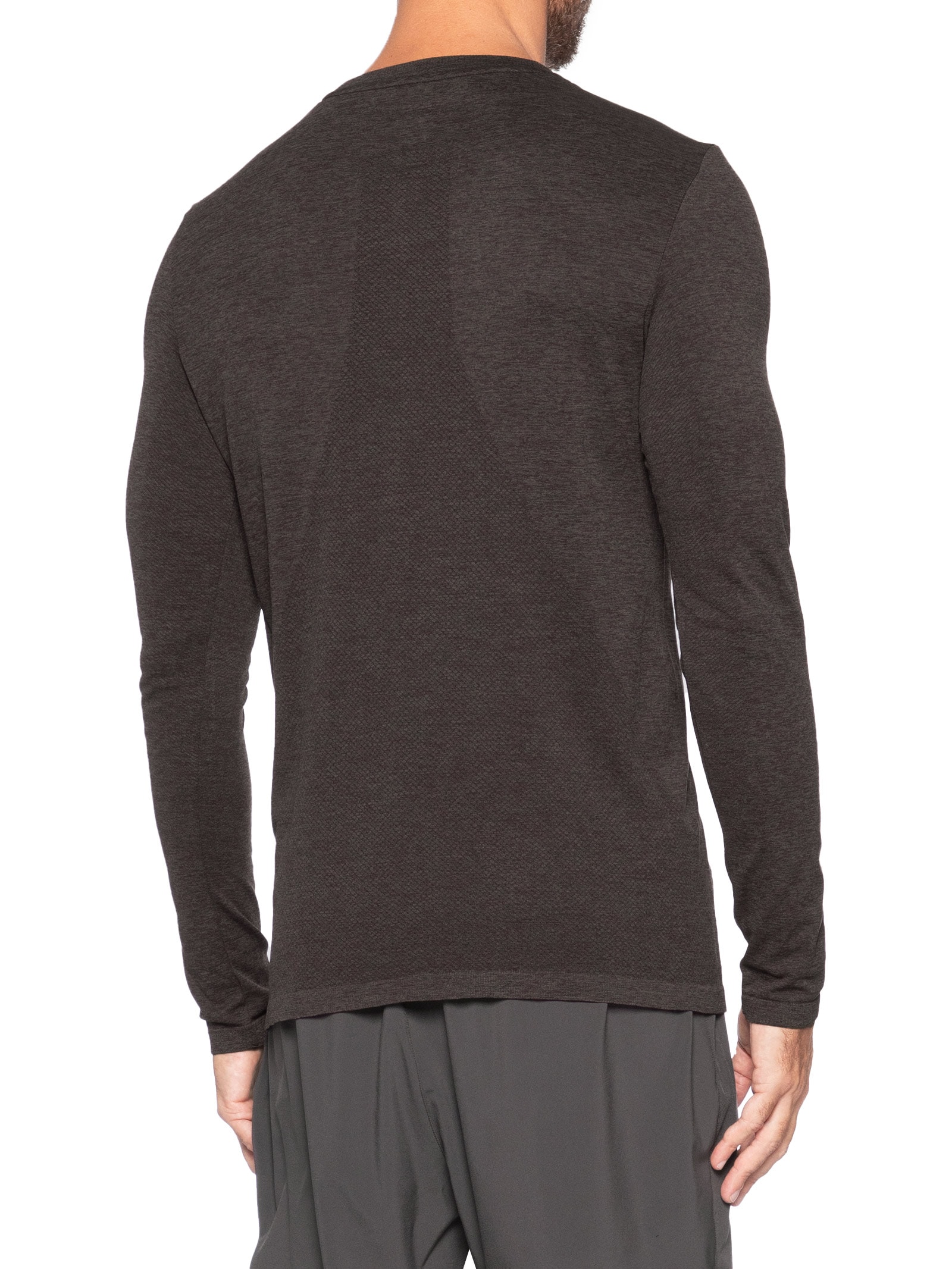 Camiseta Masculina Manga Longa Slim Train Cinza Live!