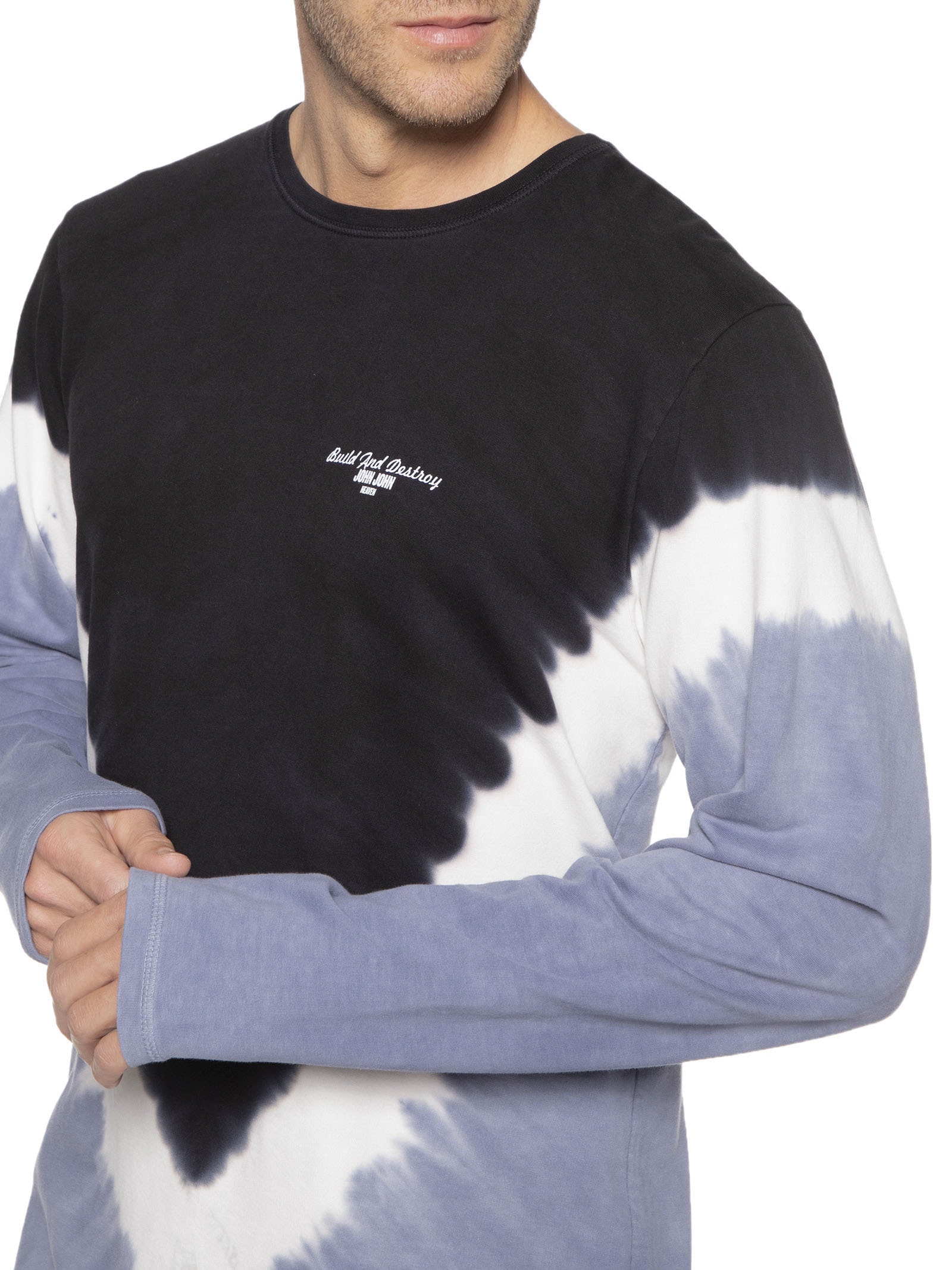 John John - Camiseta Masculina Manga Longa Strong - Preto