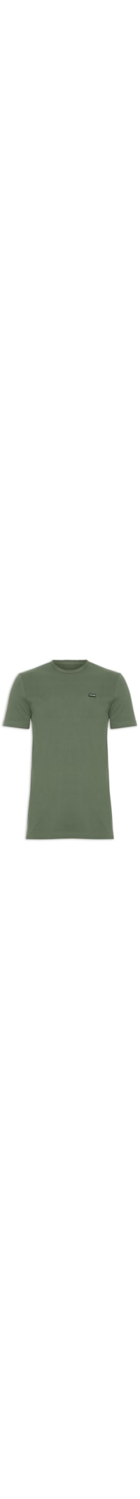 Camiseta Masculina Manga Piquet Orgânico - Verde