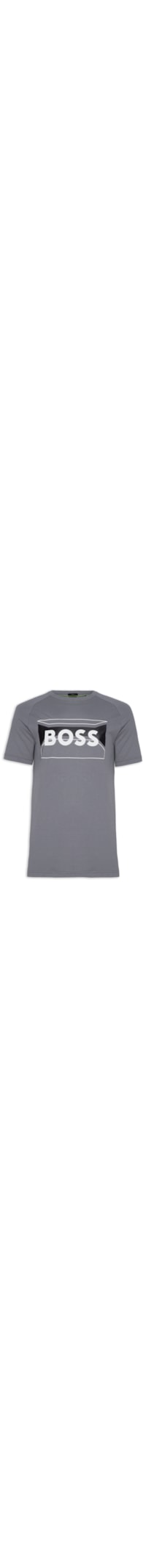 Camiseta Masculina Manga Raglã - Cinza