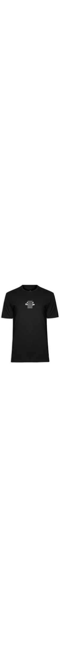 Camiseta Masculina Mangas Curtas - Preto