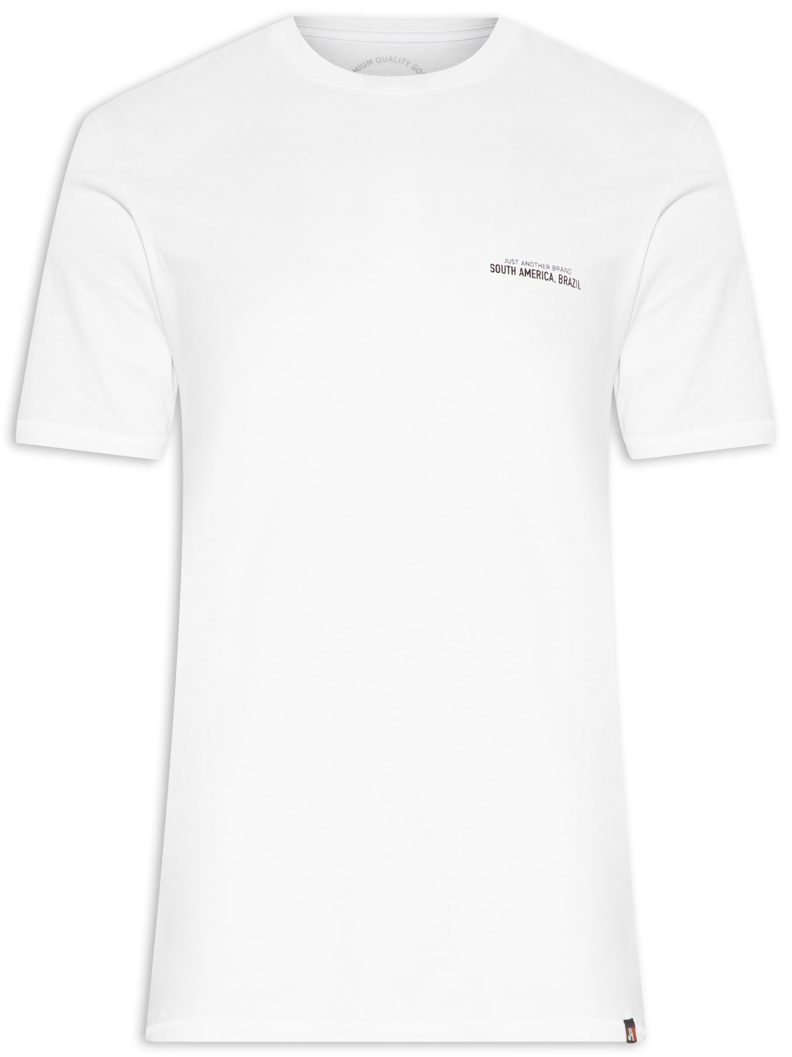 Camiseta Masculina Mapa Branco Jab