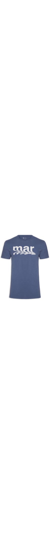 Camiseta Masculina Mar - Azul