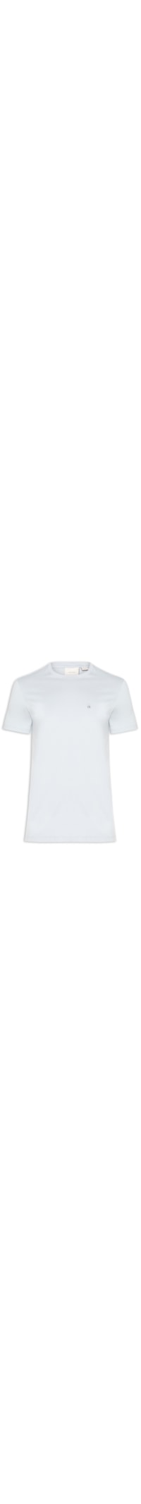 Camiseta Masculina Marca Curta Meia Malha - Azul