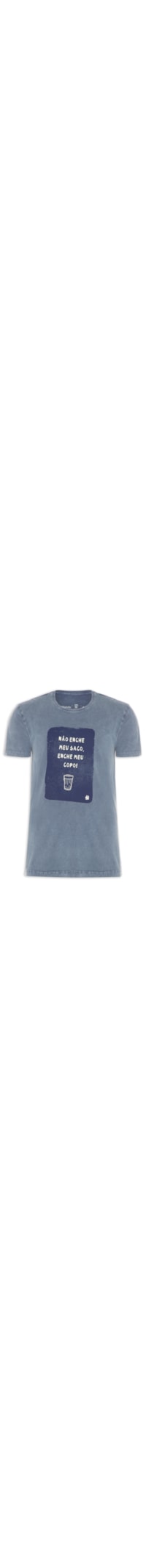 Camiseta Masculina Marm Não Enche - Azul