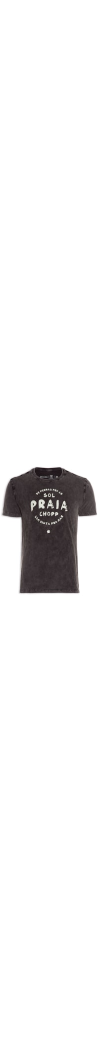 Camiseta Masculina Marm Vista Pro Mar - Preto