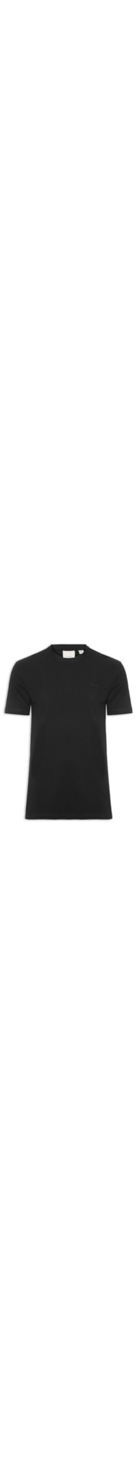 Camiseta Masculina Mc Ck Piquet Patch Borrach - Preto