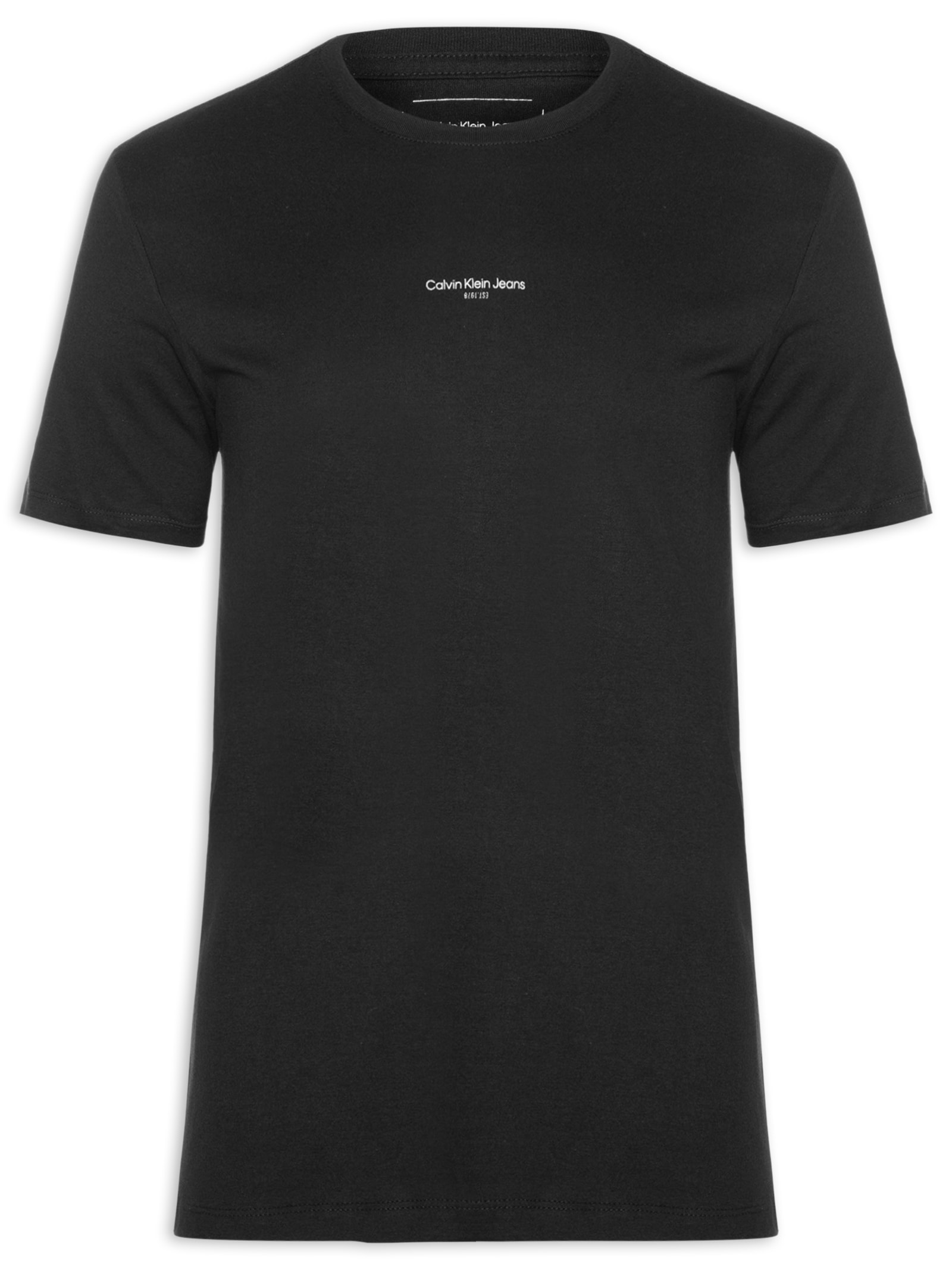 Camiseta Masculina Mc Push Your Limits Preto Calvin Klein Jeans