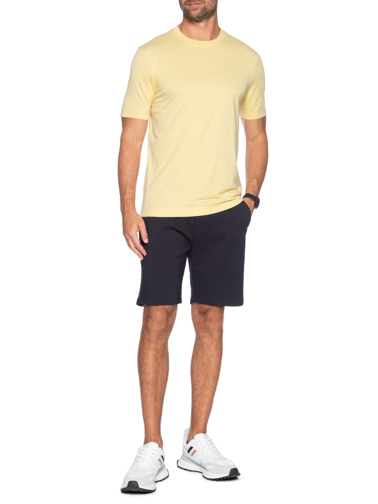 Camiseta Masculina Mc Thompson 01 Amarelo Boss