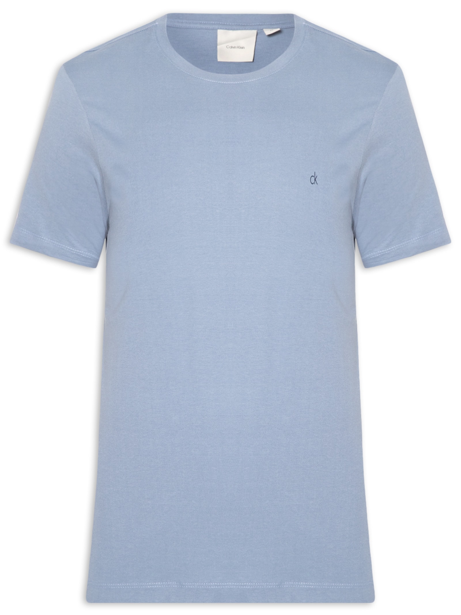 Camiseta Masculina Meia Malha Azul Calvin Klein - White Label