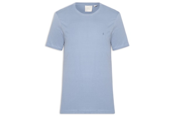 Camiseta Masculina Meia Malha - Azul