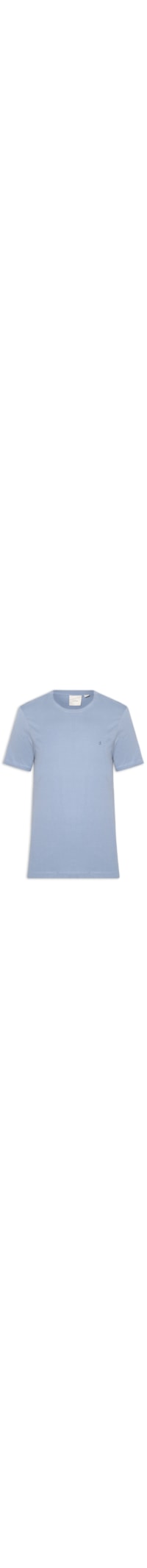 Camiseta Masculina Meia Malha - Azul