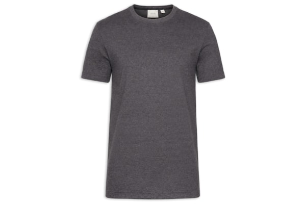 Camiseta Masculina Meia Malha - Cinza