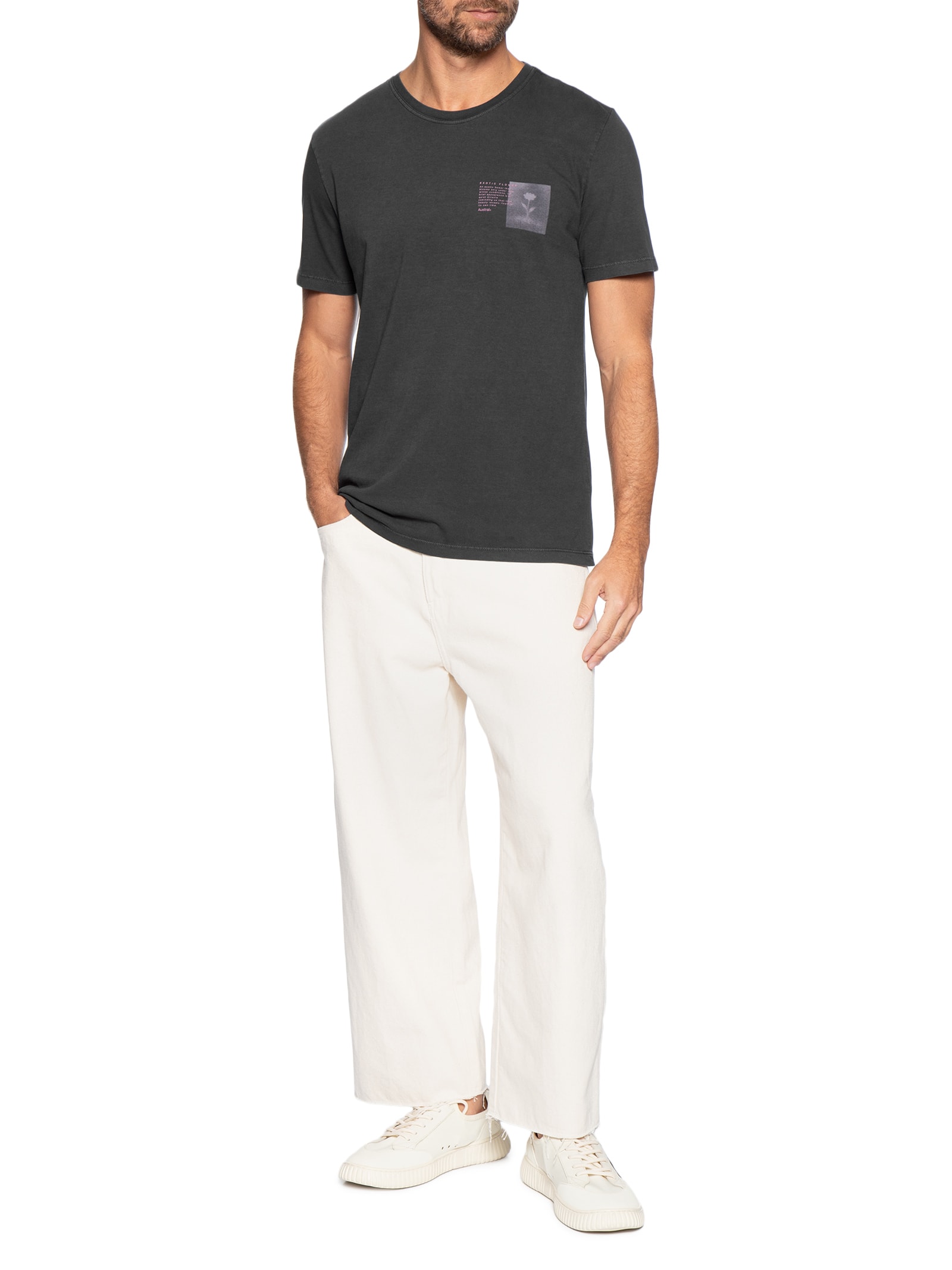 Camiseta Masculina Memory Preto Austral