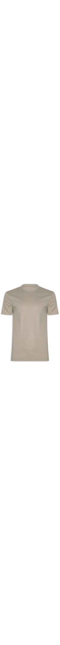 Camiseta Masculina Mercerized Interlock - Bege
