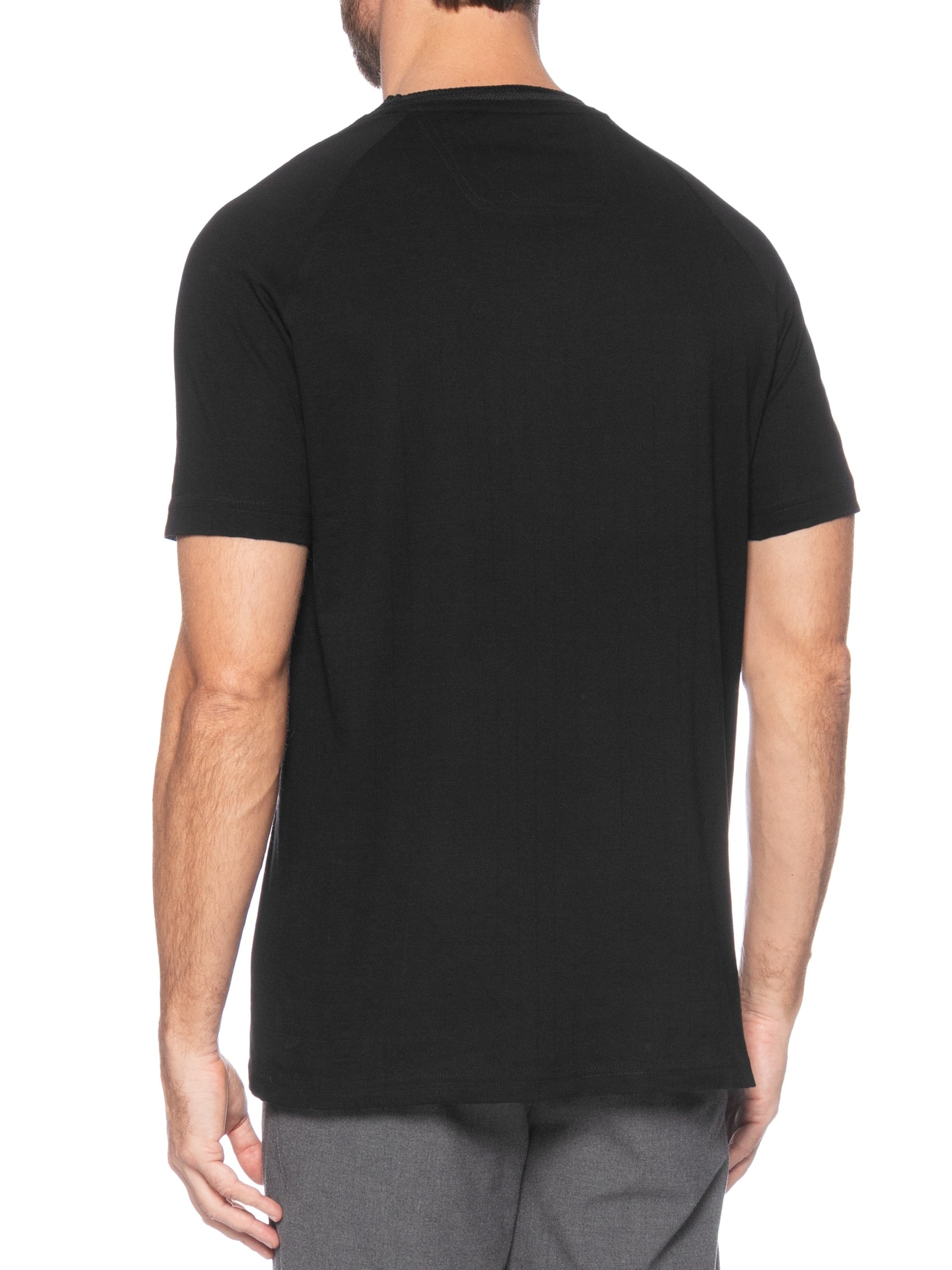 Camiseta Masculina Mesh Heritage Preto Boss