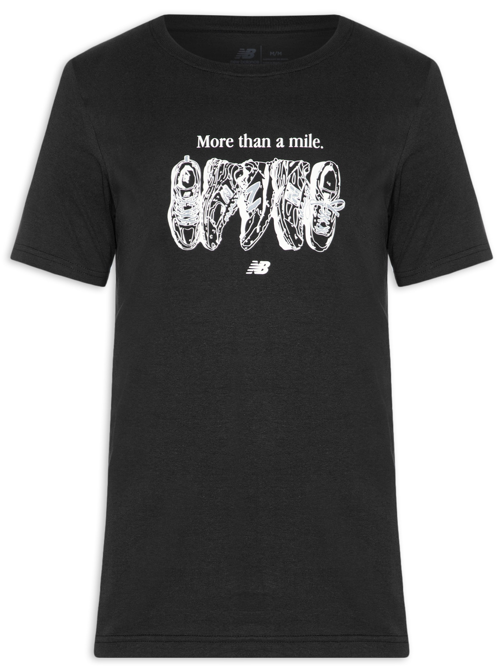 Camiseta Masculina Miler Preto New Balance