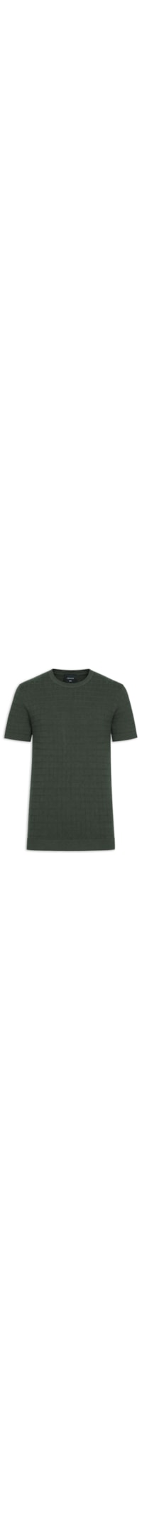Camiseta Masculina Mini Grid Tricot – Verde